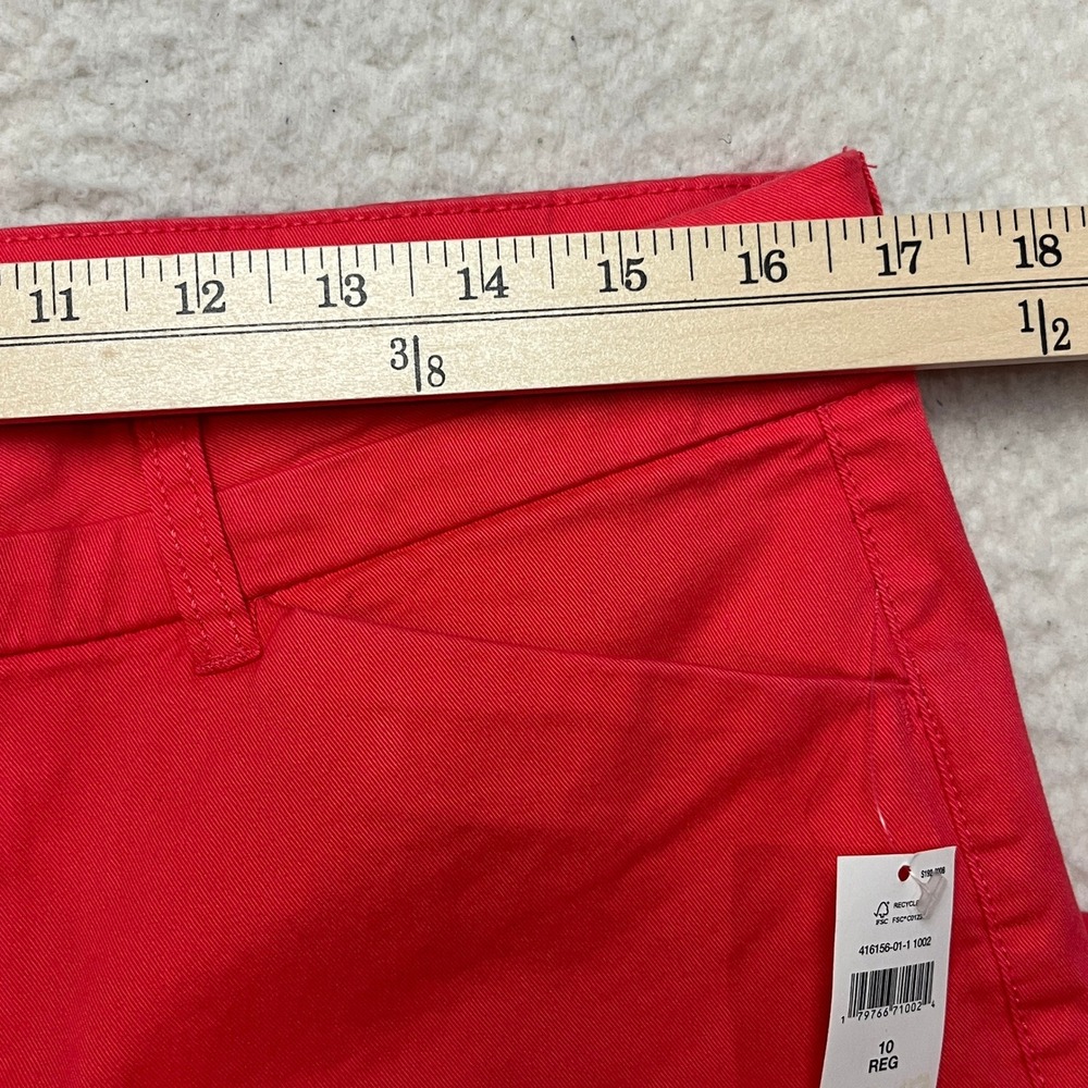 Gap Khakis Slim City Pants Womens 10 Regular Red Chino Trousers 416156-01-1 - Picture 5 of 13